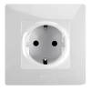 Legrand Niloe safety socket 2R + C white